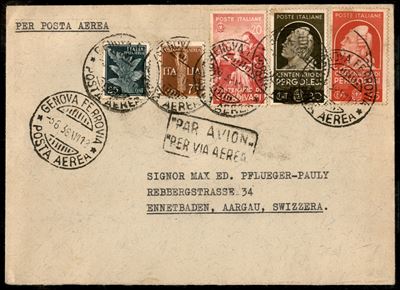 Italia / Regno / Vittorio Emanuele III / Aerogrammi