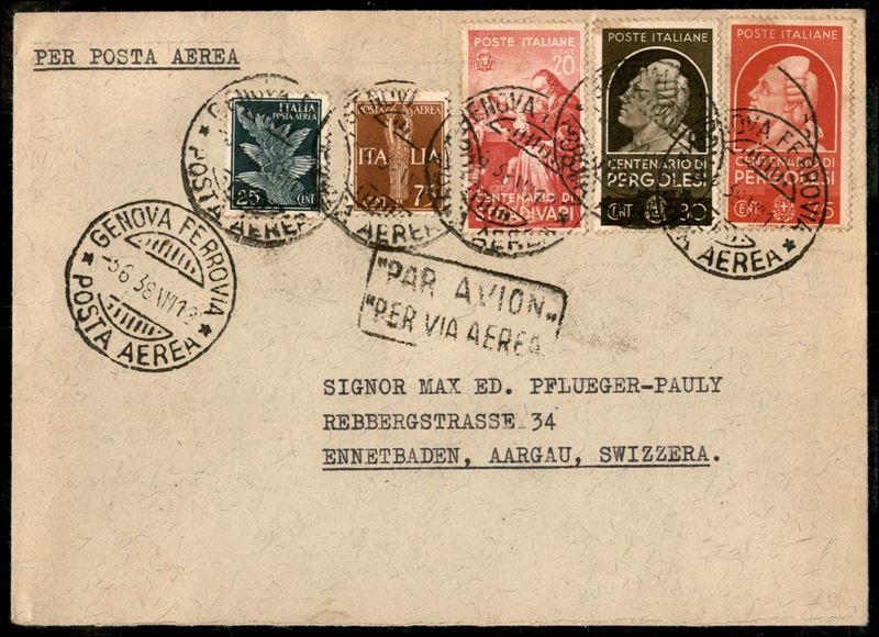 Italia / Regno / Vittorio Emanuele III / Aerogrammi