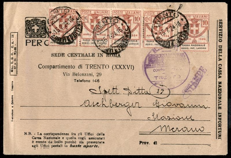Italia / Regno / Vittorio Emanuele III / Enti Parastatali