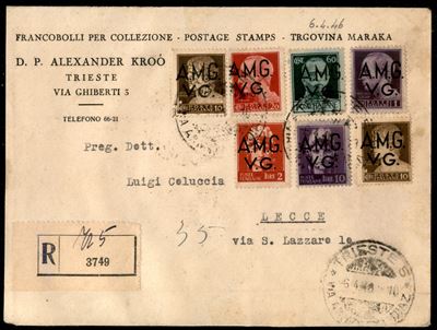 Italia / Trieste / Trieste Amg Vg / Posta Ordinaria