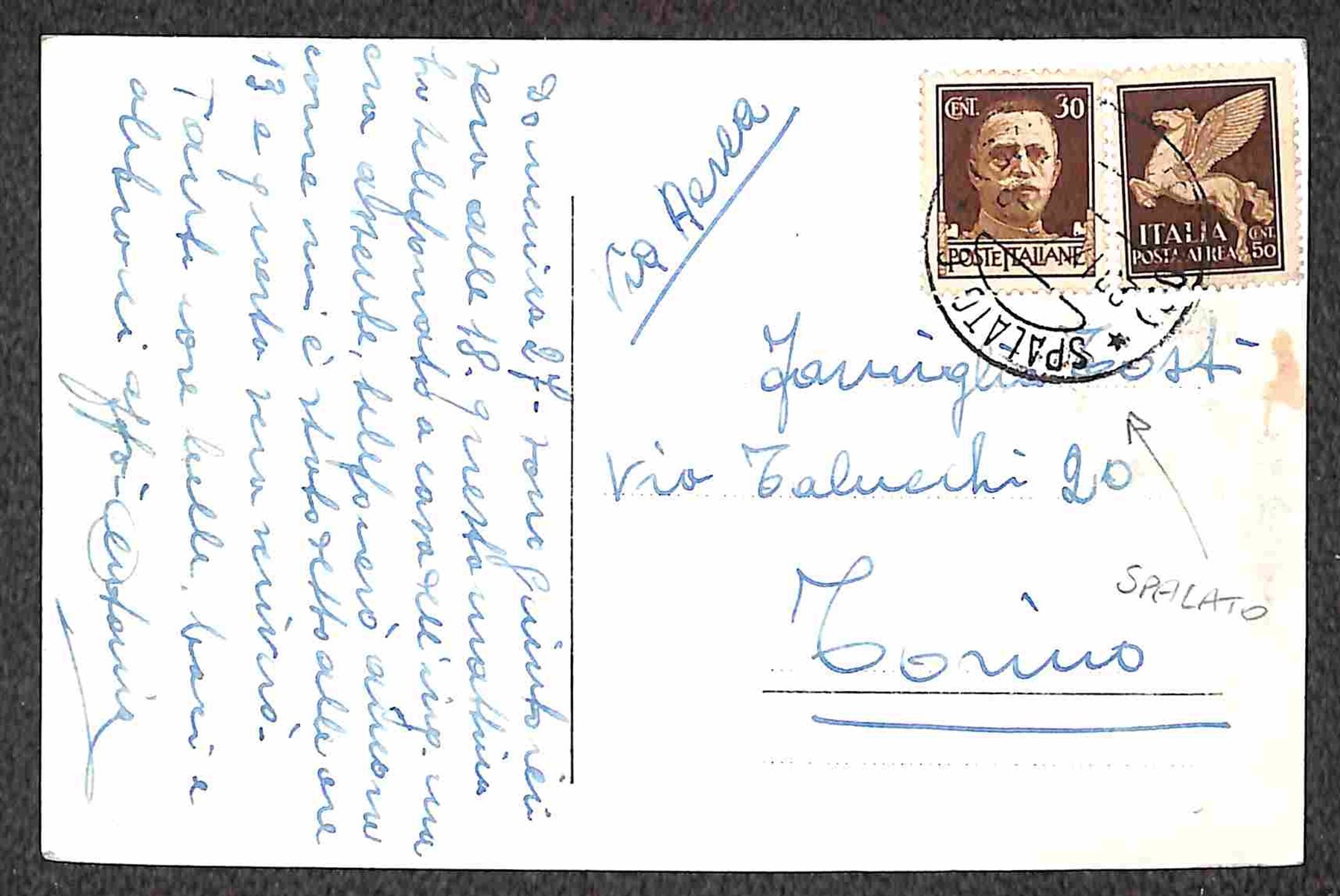Italia / Occupazioni II Guerra Mondiale / Spalato / Posta Ordinaria