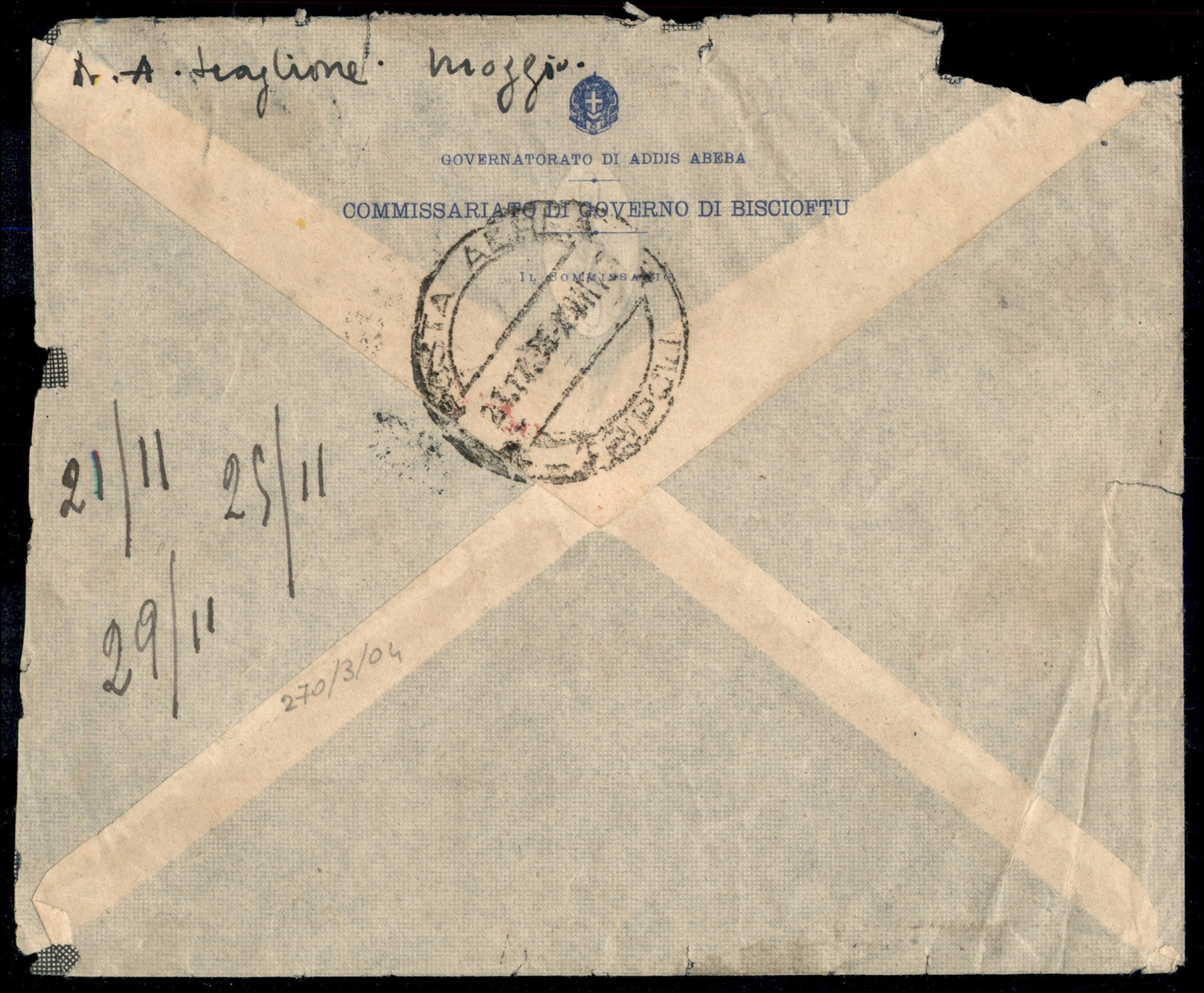 Italia / Colonie / Libia / Segnatasse