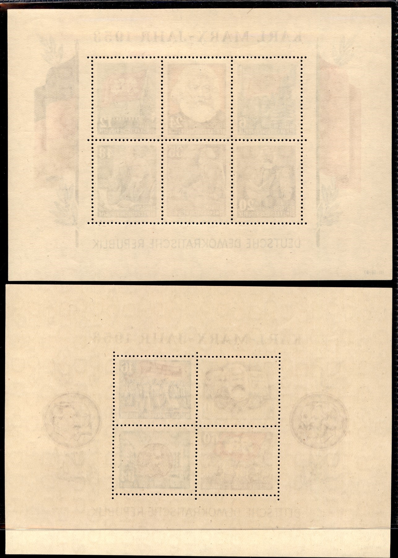 Germania / Ddr / Foglietti
