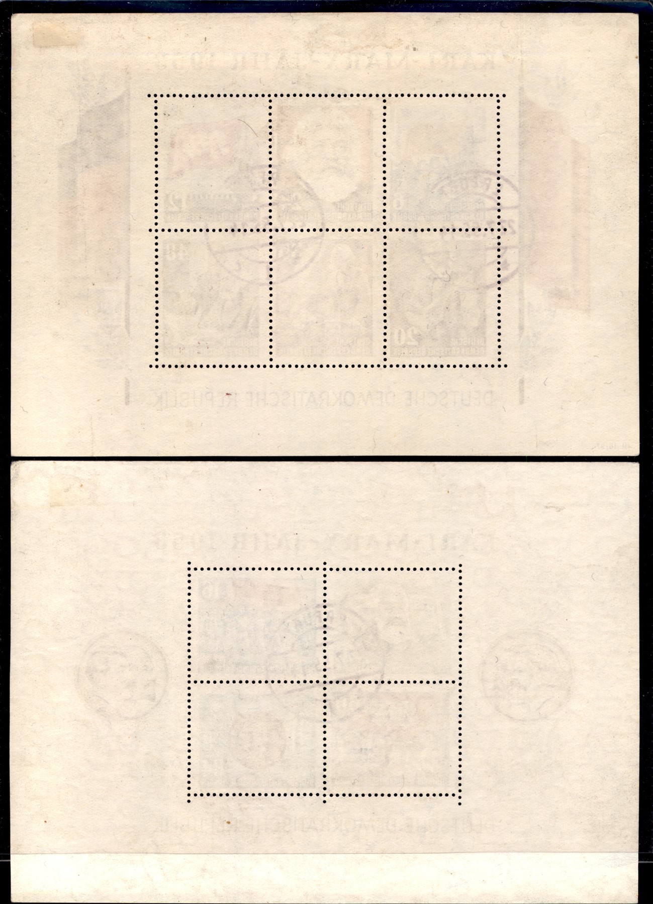 Germania / Ddr / Foglietti