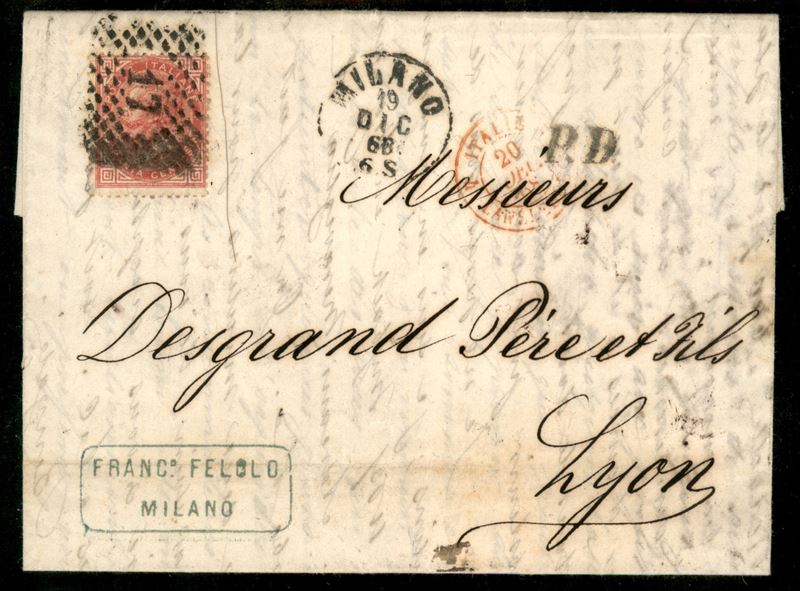 Italia / Regno / Vittorio Emanuele II / Posta Ordinaria