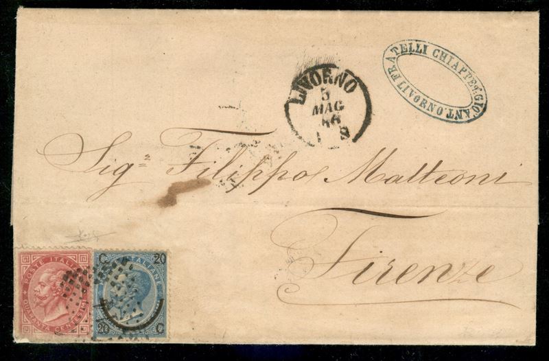 Italia / Regno / Vittorio Emanuele II / Posta Ordinaria