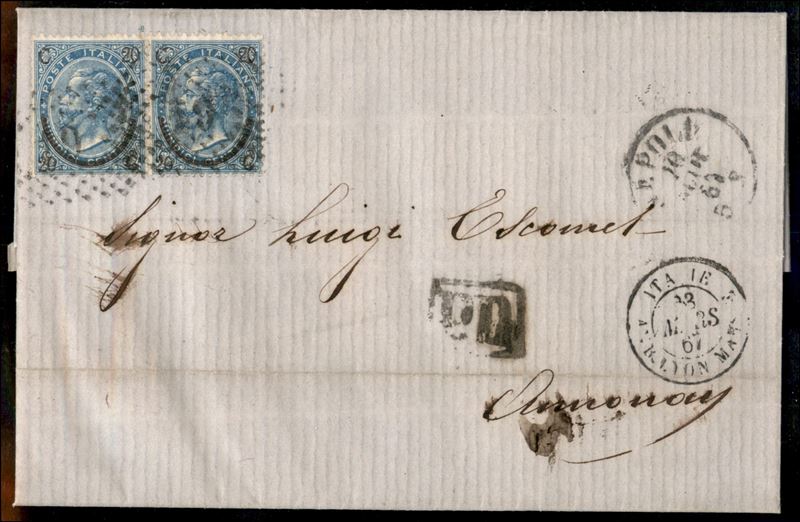 Italia / Regno / Vittorio Emanuele II / Posta Ordinaria