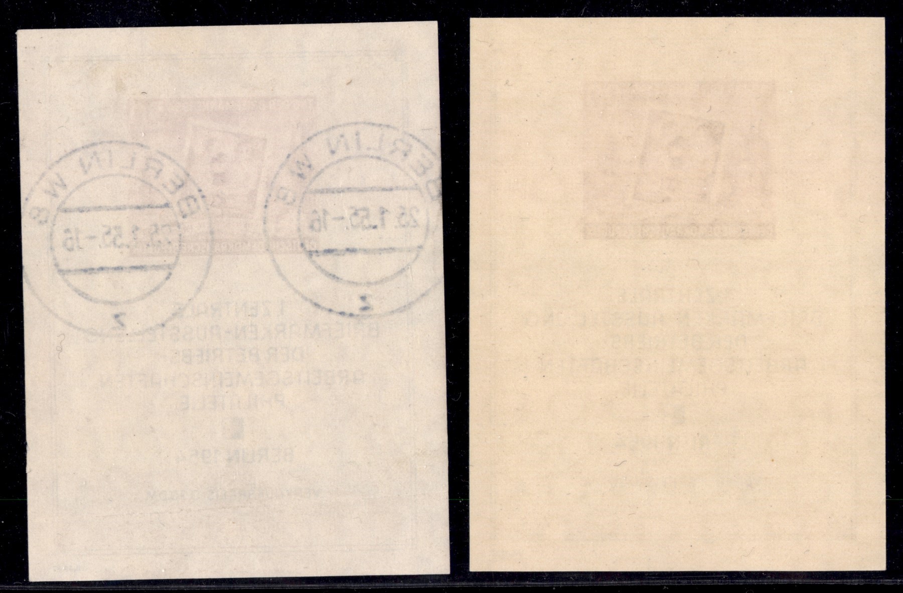 Germania / Ddr / Foglietti