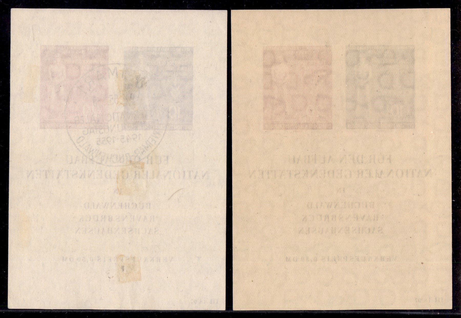 Germania / Ddr / Foglietti