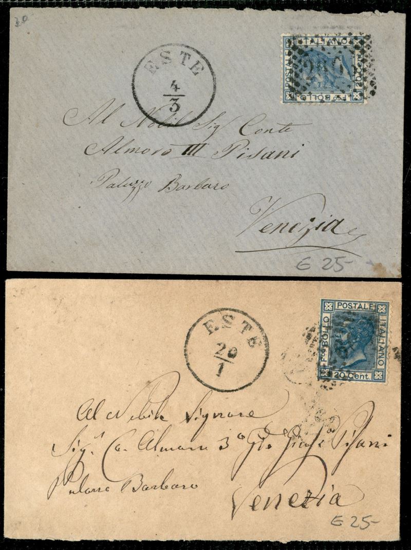 Italia / Regno / Vittorio Emanuele II / Posta Ordinaria
