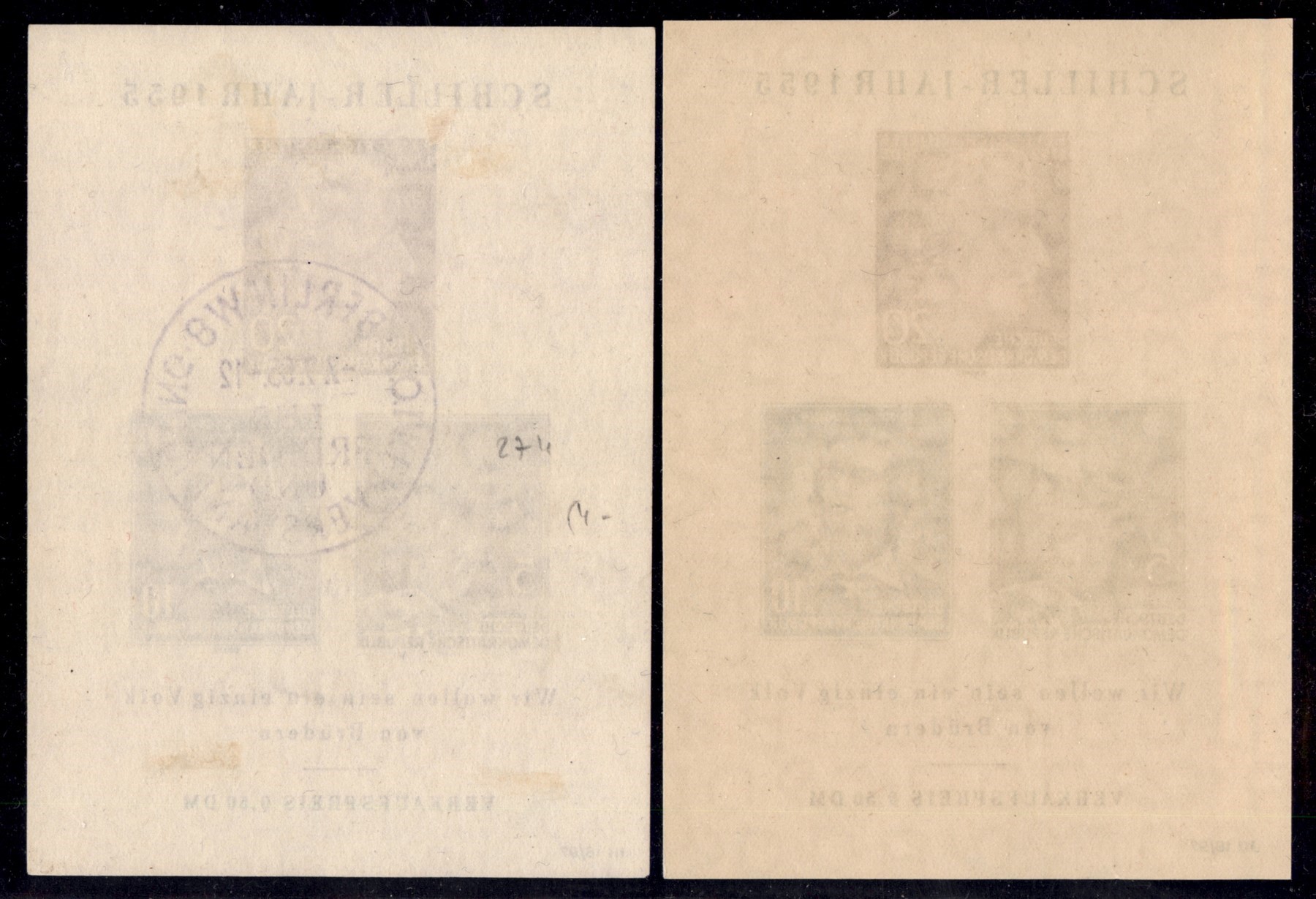 Germania / Ddr / Foglietti