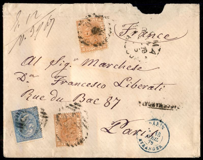 Italia / Regno / Vittorio Emanuele II / Posta Ordinaria