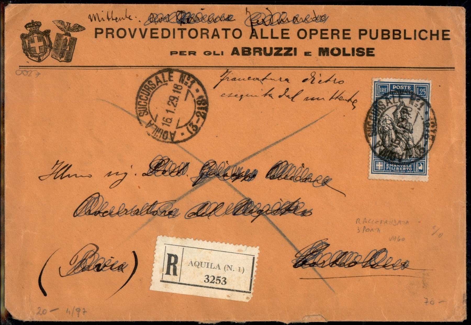 Italia / Regno / Vittorio Emanuele III / Posta Ordinaria