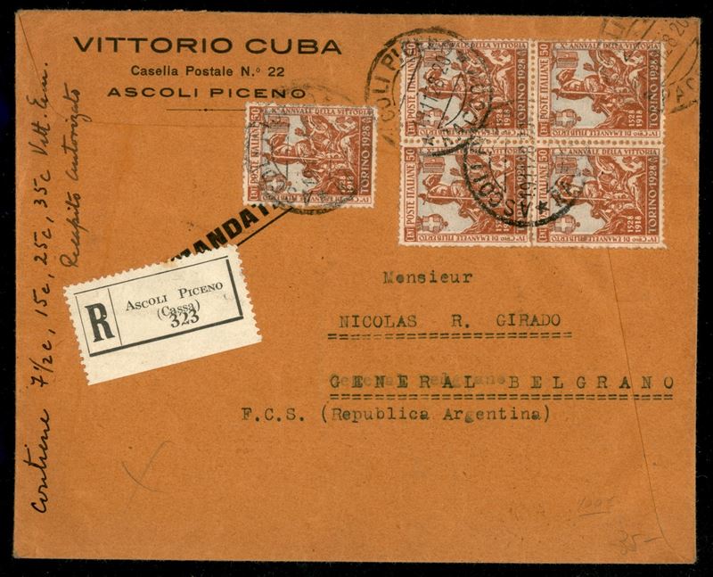 Italia / Regno / Vittorio Emanuele III / Posta Ordinaria
