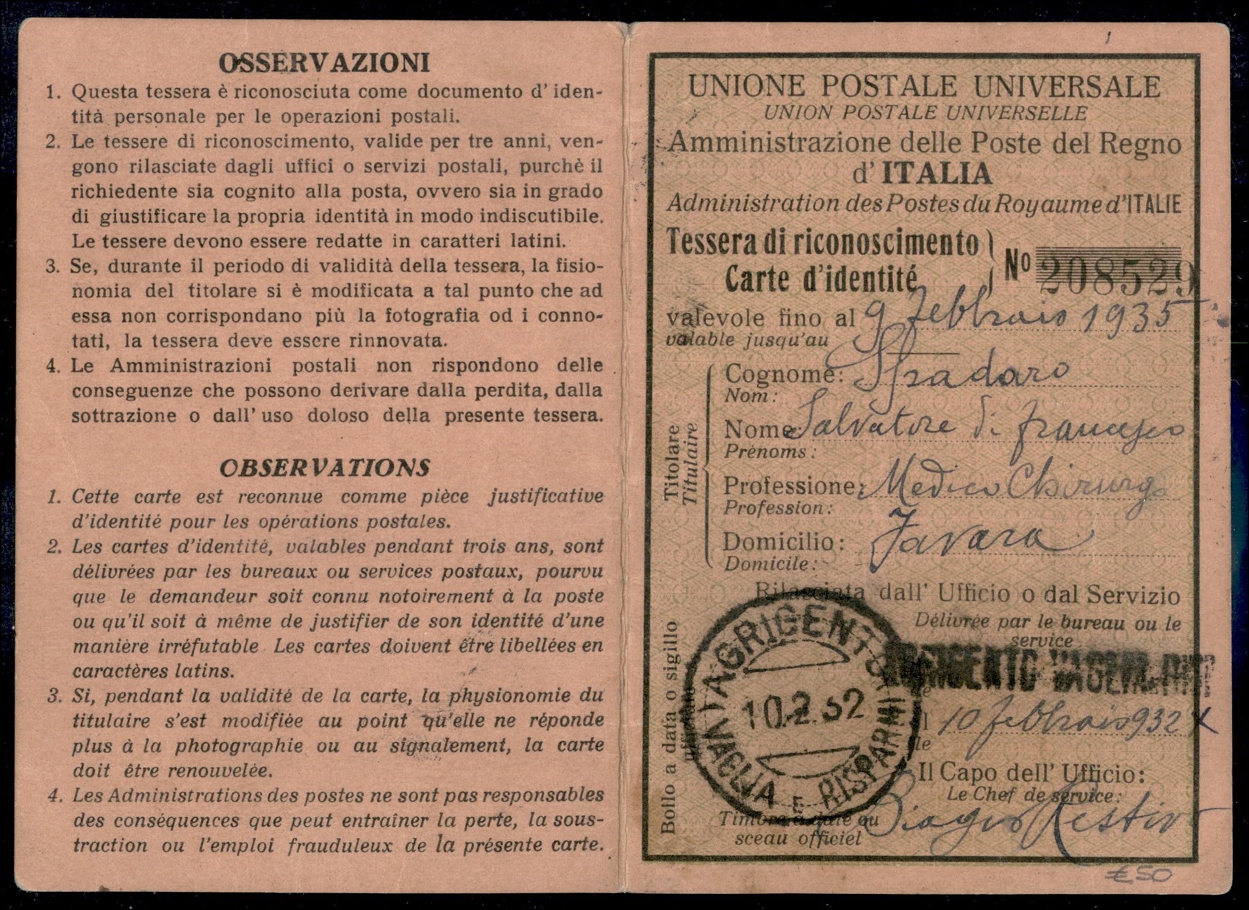 Italia / Regno / Vittorio Emanuele III / Posta Ordinaria