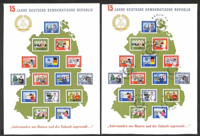 Germania / Ddr / Foglietti