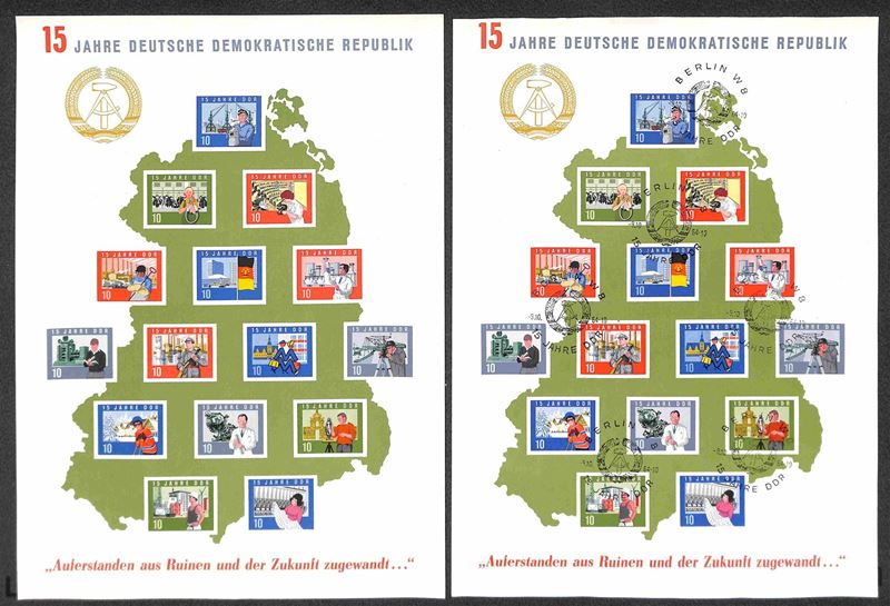 Germania / Ddr / Foglietti