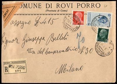Italia / Regno / Vittorio Emanuele III / Posta Ordinaria