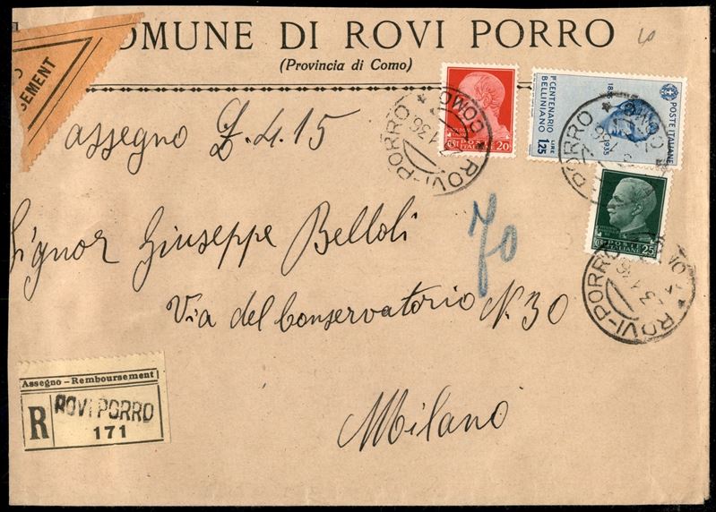 Italia / Regno / Vittorio Emanuele III / Posta Ordinaria