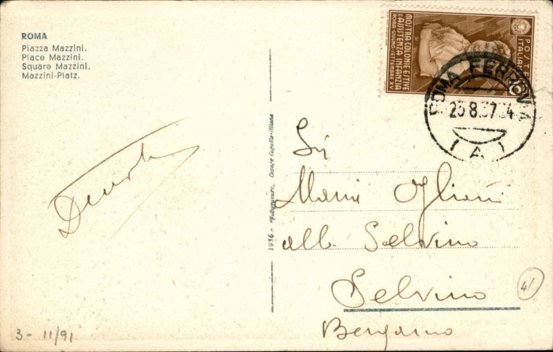Italia / Regno / Vittorio Emanuele III / Posta Ordinaria