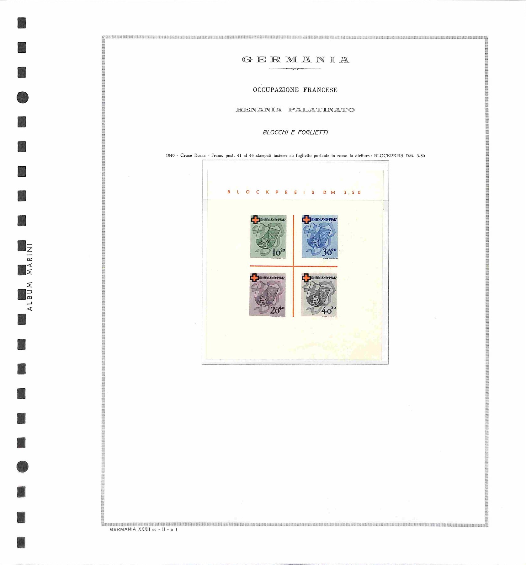 Germania / Occupazione Alleata / Zona Francese / Rheinland-pfalz / Posta Ordinaria