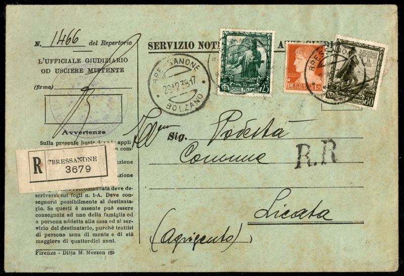 Italia / Regno / Vittorio Emanuele III / Posta Ordinaria