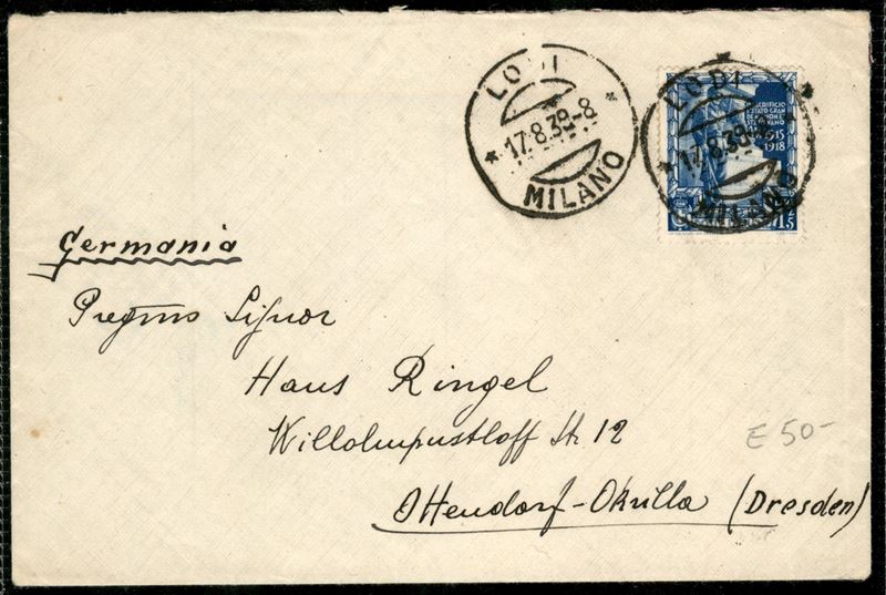 Italia / Regno / Vittorio Emanuele III / Posta Ordinaria