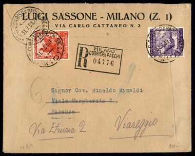 Italia / Regno / Vittorio Emanuele III / Posta Aerea