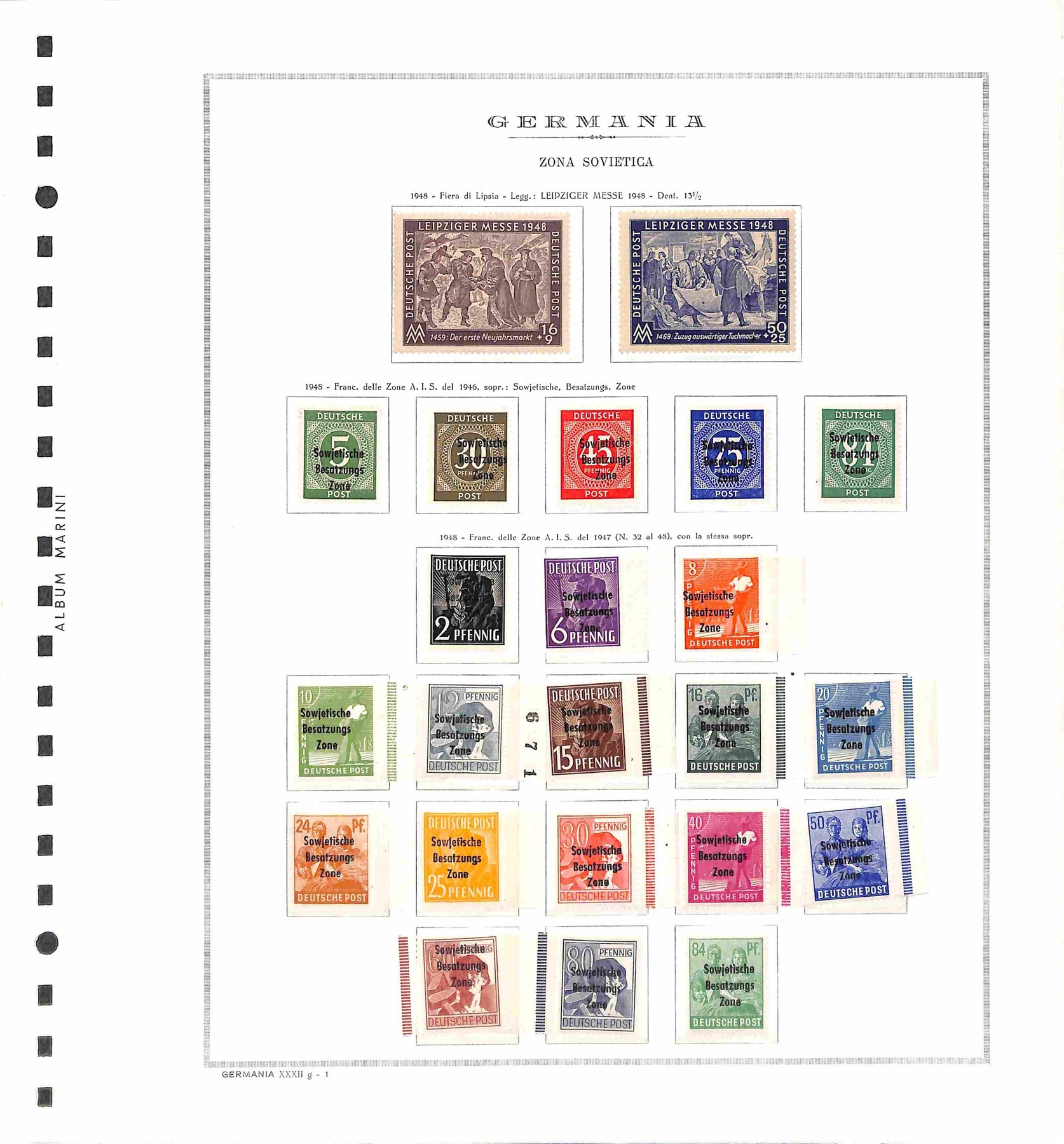 Germania / Occupazione Alleata / Zona Sovietica / Posta Ordinaria