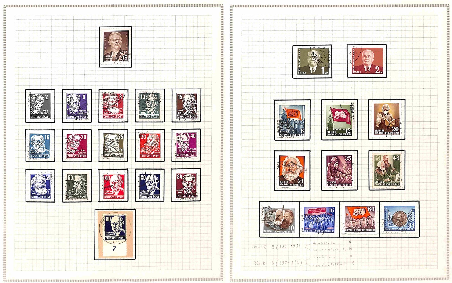 Germania / Ddr / Posta Ordinaria