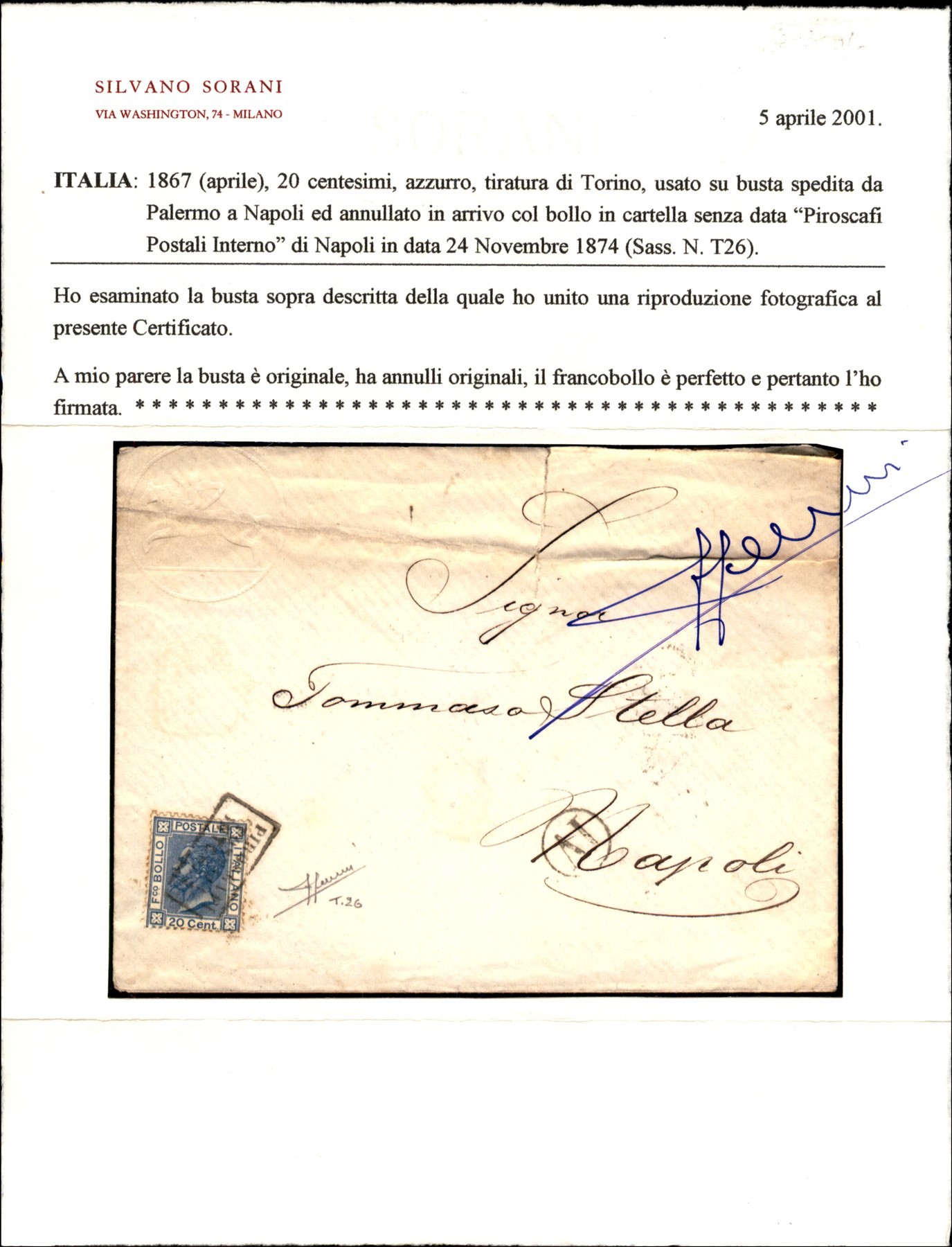 Italia / Regno / Vittorio Emanuele II / Navigazione