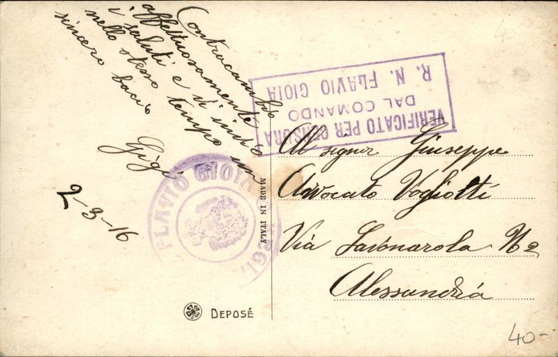 Italia / Regno / Vittorio Emanuele III / Navigazione