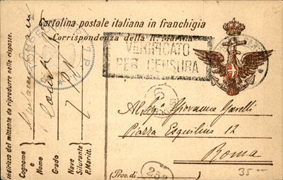 Italia / Regno / Vittorio Emanuele III / Navigazione