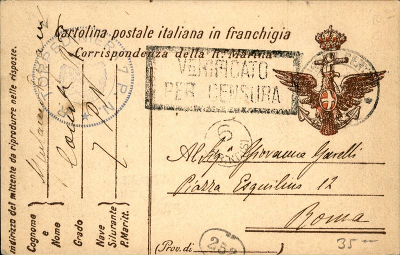 Italia / Regno / Vittorio Emanuele III / Navigazione