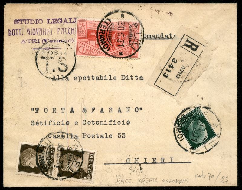 Italia / Regno / Vittorio Emanuele III / Posta Ordinaria
