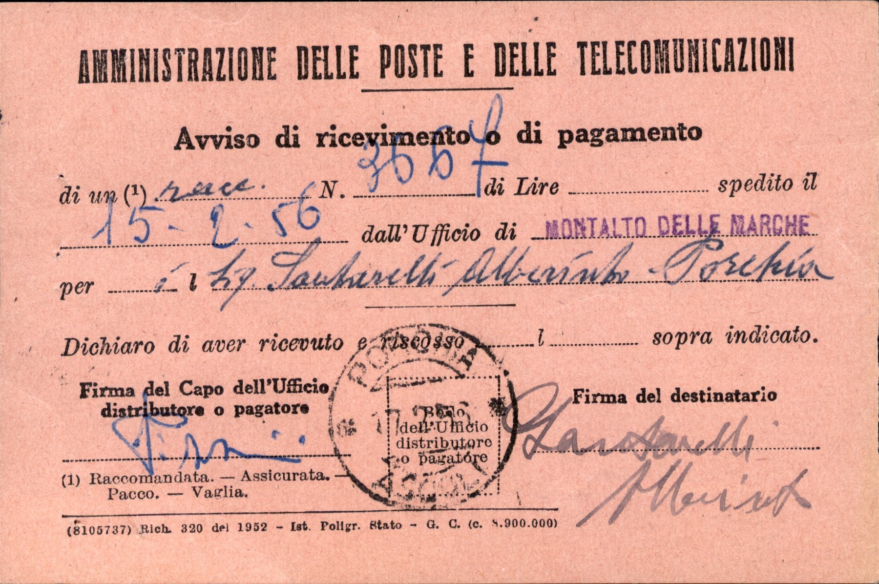 Italia / Repubblica / Posta Ordinaria