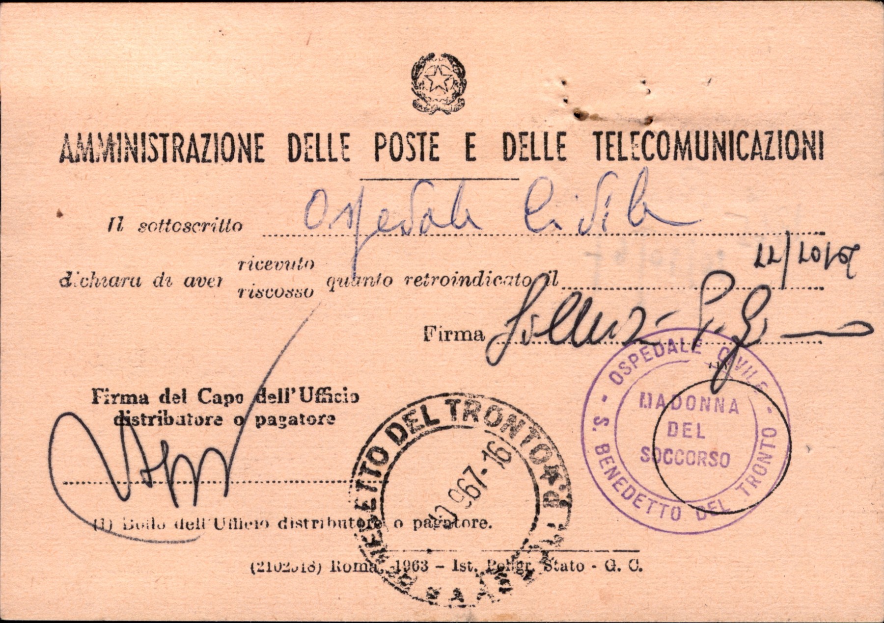 Italia / Repubblica / Posta Ordinaria