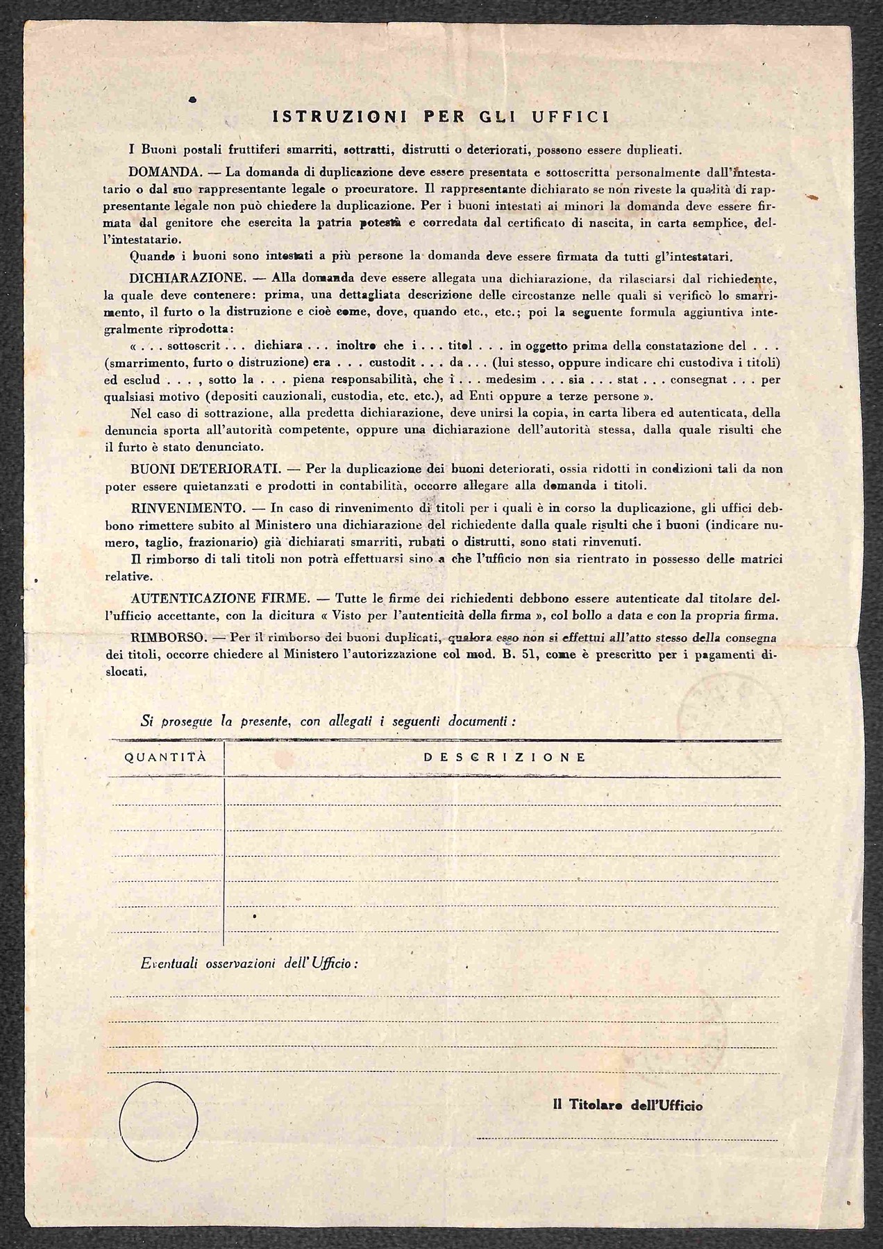 Italia / Regno / Vittorio Emanuele III / Posta Ordinaria