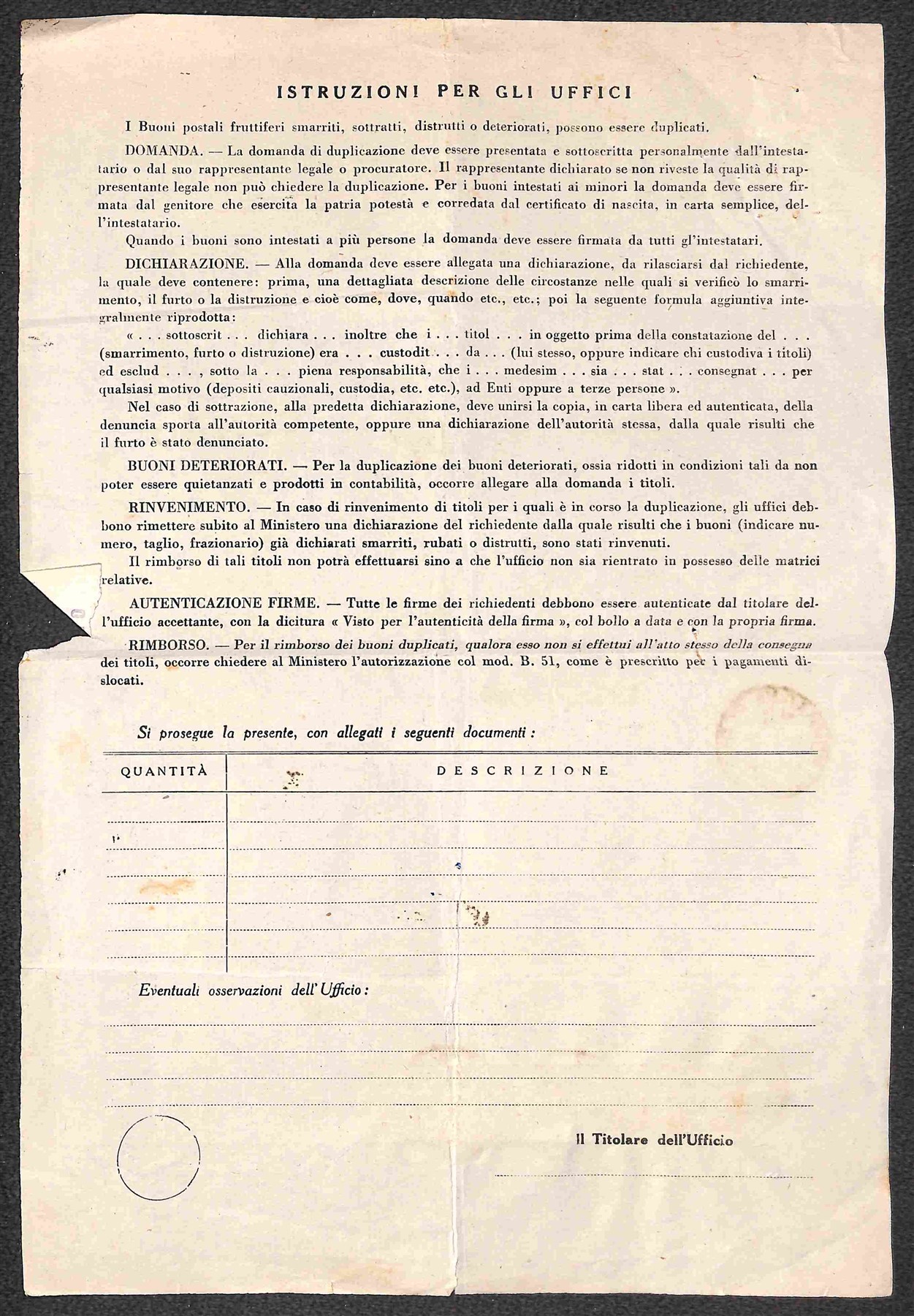 Italia / Luogotenenza / Posta Ordinaria