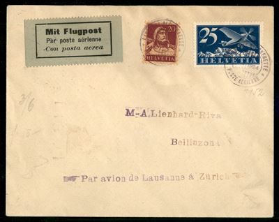 Svizzera / Aerogrammi