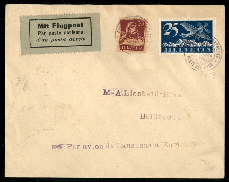Svizzera / Aerogrammi