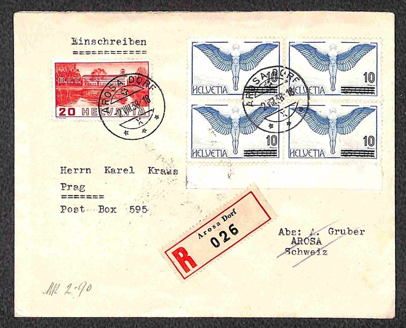 Svizzera / Aerogrammi