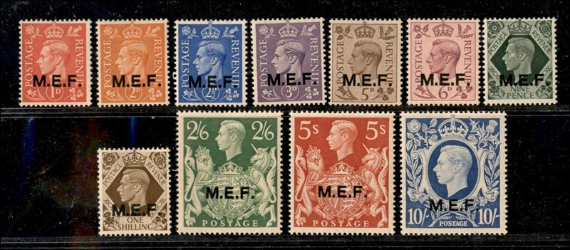Italia / Occupazioni Straniere delle Colonie / Occupazione Britannica / M.e.f. / Posta Ordinaria