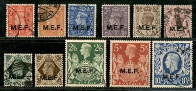 Italia / Occupazioni Straniere delle Colonie / Occupazione Britannica / M.e.f. / Posta Ordinaria