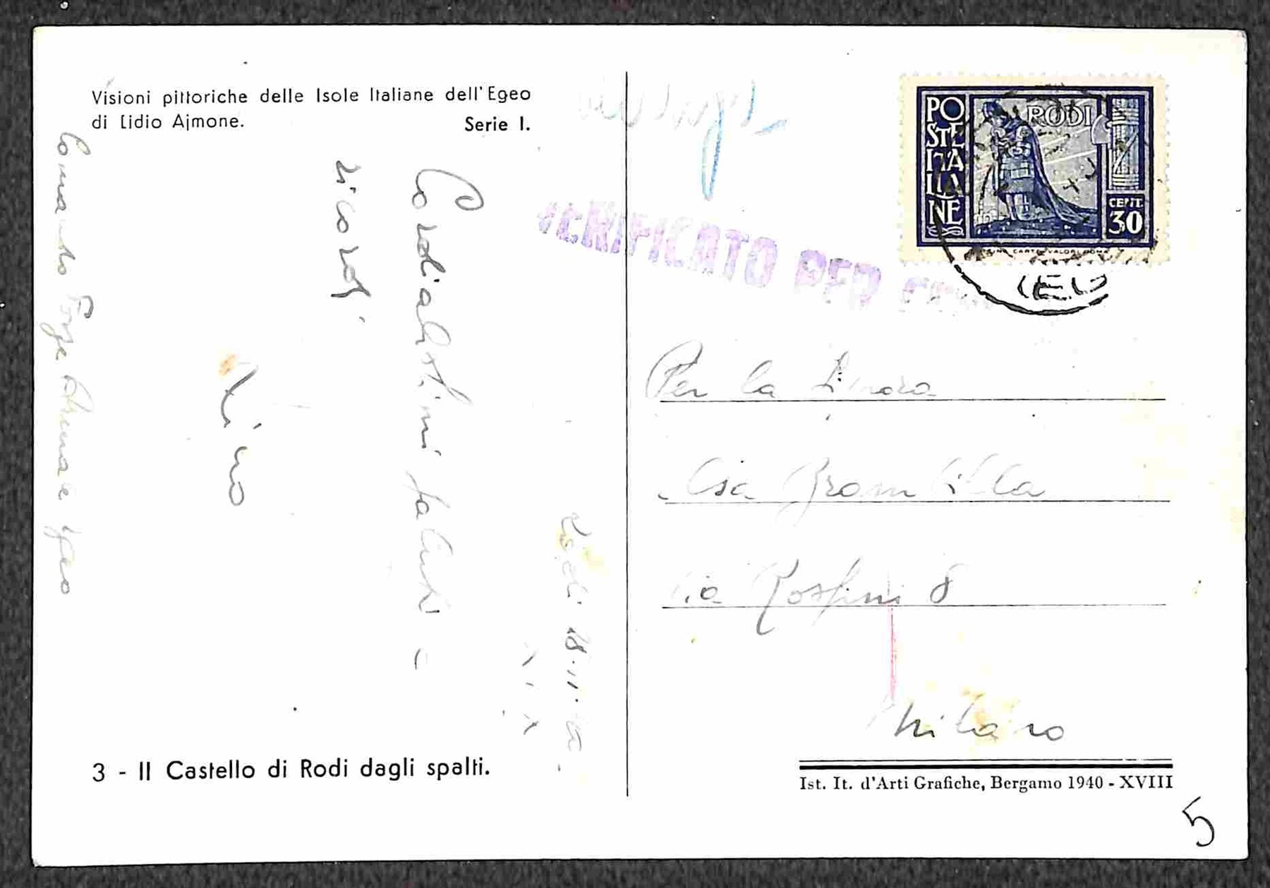 Italia / Colonie / Egeo / Emissioni Generali / Posta Ordinaria