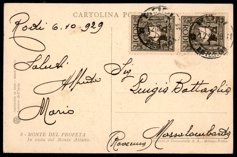 Italia / Colonie / Egeo / Rodi / Posta Ordinaria