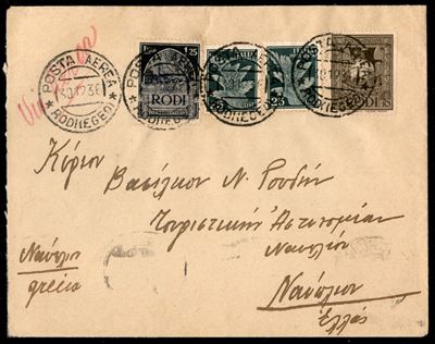 Italia / Colonie / Egeo / Emissioni Generali / Aerogrammi