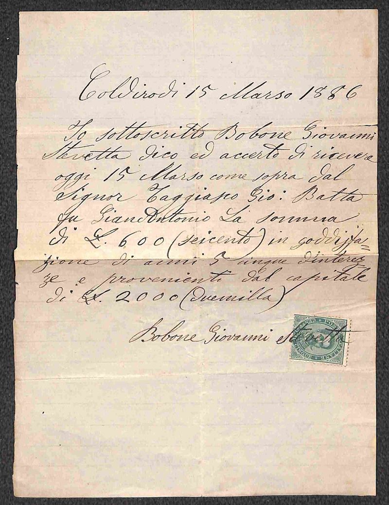 Italia / Regno / Umberto i / Posta Ordinaria