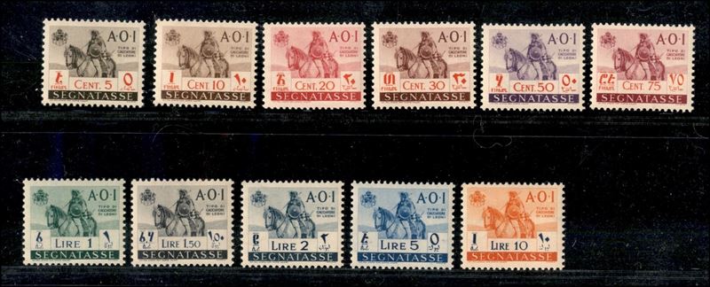 Italia / Colonie / Africa Orientale Italiana / Segnatasse