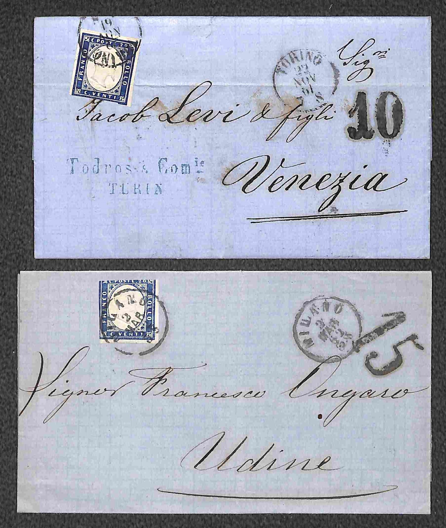 ITALIA / Antichi Stati Italiani / Sardegna / Posta ordinaria